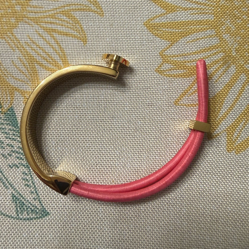 In Bloom Gold and Pink Bracelet - Picture 5 of 7